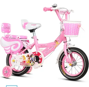 工厂12 14 16英寸儿童自行车婴儿自行车，带背载体，用于3岁儿童自行车