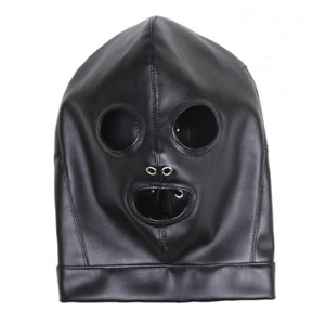 หน้ากากทาสหนังผู้ใหญ่แบบเต็มศีรษะสำหรับผู้ใหญ่ - Product Image 4