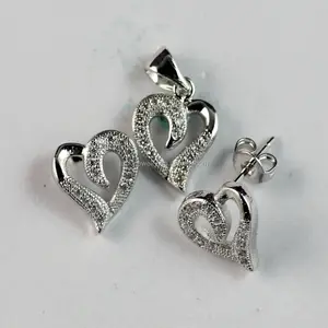 Vogue New Model Heart Shape African Jewelry Set with Cheap Price for Lover Wholesale Lot