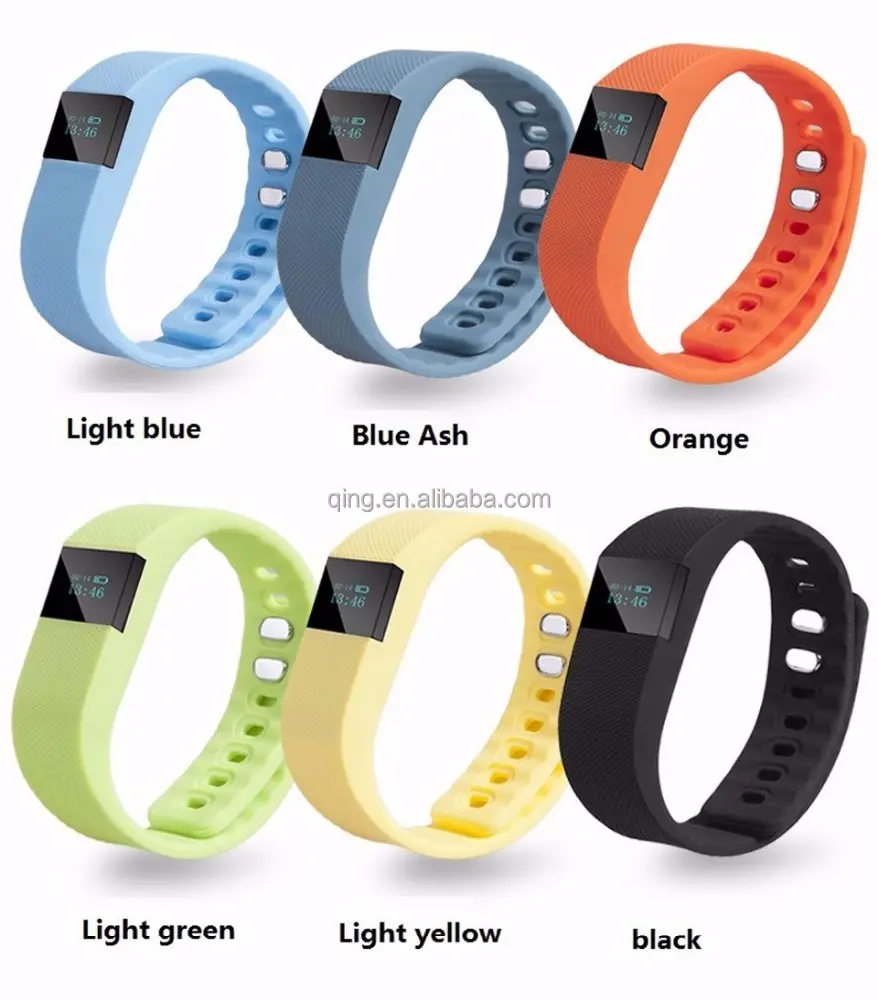 TW64 Thông Minh Đồng Hồ Thể Thao Bracelet Đồng Hồ Đeo Tay Pedometer Nhắc Nhở Cuộc Gọi Ban Nhạc Cổ Tay Cho Android IOS 6.1 Điện Thoại Thông Minh