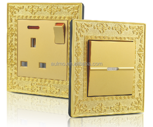 Tiêu Chuẩn Anh Bán Chạy Thiết Kế Mới Hiện Đại Điện Tường Chuyển Đổi Và Ổ Cắm 13A 1 Gang <span class=keywords><strong>Switch</strong></span> + Ổ Cắm Với Ánh Sáng - Product Image 2