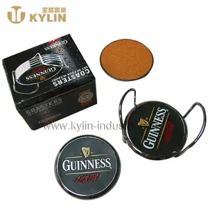 Factory price high quality round metal coaster for promotion gift