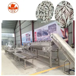 Chicken Peeling Cutting Machine Chicken Feet Peeler Plucker Machine Farm Customized