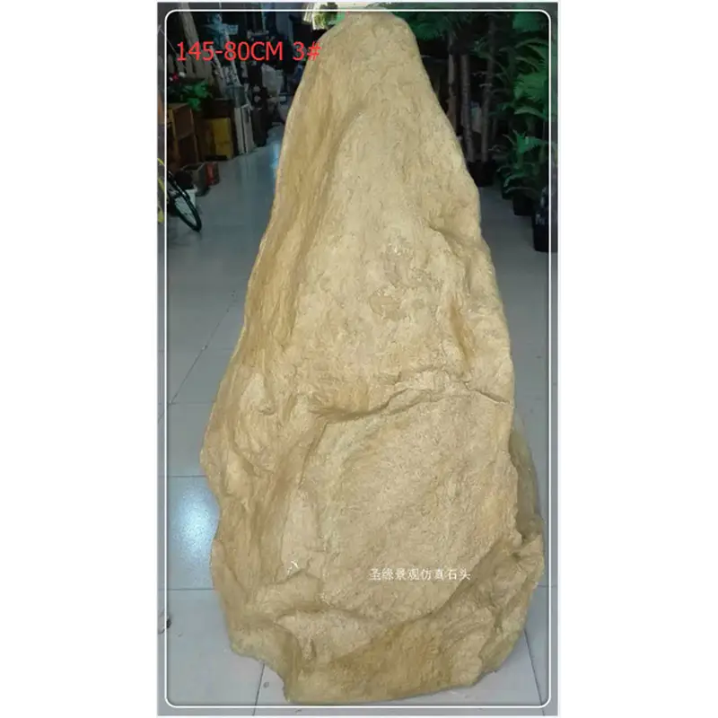 Qingyuan peyzaj fiberglas şelale kaya çeşme sahte taş