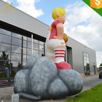 Figurines de joueurs de football très vendues, joueurs de football gonflables pour la décoration d'événements de football, gonflables pour joueurs de football