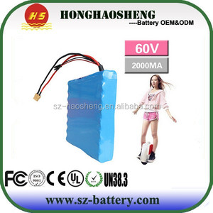 Baterai Skuter Semi-Solid State 18650 16s1p 174Wh 60V <span class=keywords><strong>2</strong></span>.9Ah 2900mAh Paket Baterai Bersertifikat CE - Product Image 2