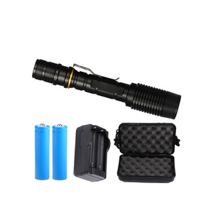 T6 Lamparas De Mano 1000 LM LED Rechargeable Hunting Linterna Zoomable Waterproof Torch Searchligh Led Fast Track <strong>Flashlight</strong> <strong>Set</strong> - Product Image 4
