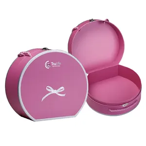 럭셔리 핑크 매트 표면 장난감 포장 골판지 선물 종이 판지 가방 핸드