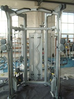 Máquina de Entrenamiento Funcional Comercial de Doble Función con Cable Cruzado y Polea Ajustable, Equipo de Gimnasio FM-1002