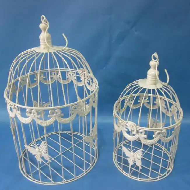 Chinese Fabrikanten Groothandel Sier Huisdier Product Goedkope Vintage Smeedijzeren Decoratieve Metal Bird Cages Groothandel