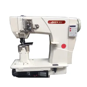 Automatic Computerized digital direct drive single needle postbed roller feeding reverse shoes making machine sewing