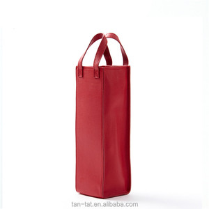 Sac à vin en cuir véritable, sac cadeau, sac de transport pour vin - Product Image 5
