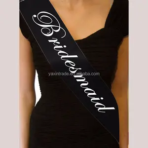 High Quality Hen Bachelorette party satin bridesmaid sash