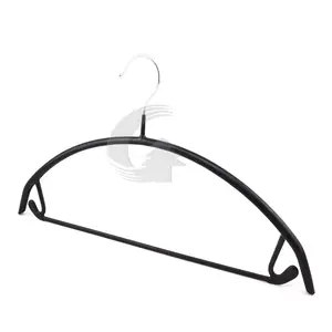 Zwart PVC gecoate metalen top hanger