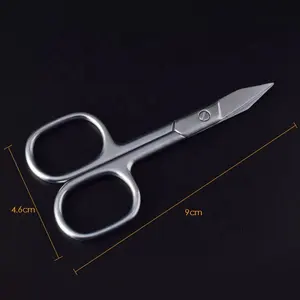 Curved Fine Tip Multi-purpose Surgical Stainless Steel Nail Cuticle Hair Cut Beauty Grooming Trimming Scissors