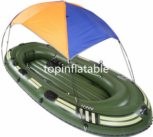 Épaissir le bateau de pêche gonflable en vinyle à fond dur - Product Image 3