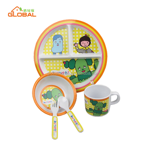 Bộ Đồ Ăn Cho Trẻ Em Bao Gồm Bộ Bát Đĩa Melamine, Bộ Đĩa Và Bát Chống Vỡ, Bền, Giúp Bữa Ăn Trở Nên Thú Vị - Product Image 4