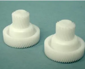 can be customized nylon plastic bevel gears by CNC machining