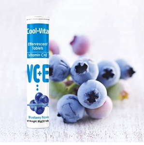 Comprimés effervescents à la vitamine C et aux myrtilles, boisson énergisante pour renforcer l'immunité - Product Image 2