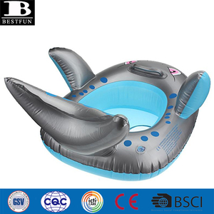 Siège de bain gonflable personnalisé en vinyle pour bébé, flotteur durable pour tout-petit, bateau de natation pour piscine, bain et jeux aquatiques estivaux - Product Image 3