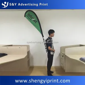 Flexible and portable Backpack Flag Banner for sale