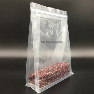 Nhựa Trong Suốt Cao Đáy Phẳng Zip Khóa Túi Đáy Vuông Túi Nhựa Với Khóa Kéo Túi Có Thể Khóa Lại - Product Image 2