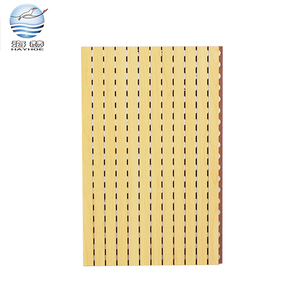 Sonido de alta coeficiente de absorción de sonido aislamiento ranurado pared panel acústico para la <span class=keywords><strong>sala</strong></span> de conferencias - Product Image 6