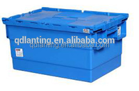 Caisse de rangement en plastique 54 litres, grande, empilable, solide, conteneurs en plastique durables