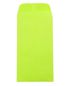 Enveloppe à pièces #7-3 1/2 "X 6 1/2" - Brite Hue Lime Green-25/paquet 24 lb papier - Product Image 2