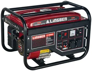 Lingben 2kv 발전기 가솔린 힘 휴대용 새로운 DC 12V LB3500-C