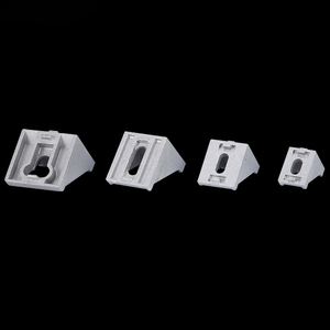 Braket Aluminium Cor Aksesori Koneksi Aluminium, 2020/3030/4040/5050 Bagian Koneksi - Product Image 3