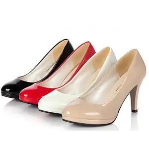 Venta al por mayor de oficina de trabajo profesional zapatos de gran tamaño señoras zapatos de tacón alto para mujer zapatos de boda zapatos