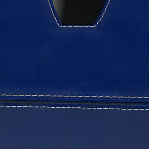 Boîte à mouchoirs en cuir PU avec doublure en mousse EVA bleu foncé pour bureau et hôtel - Product Image 5