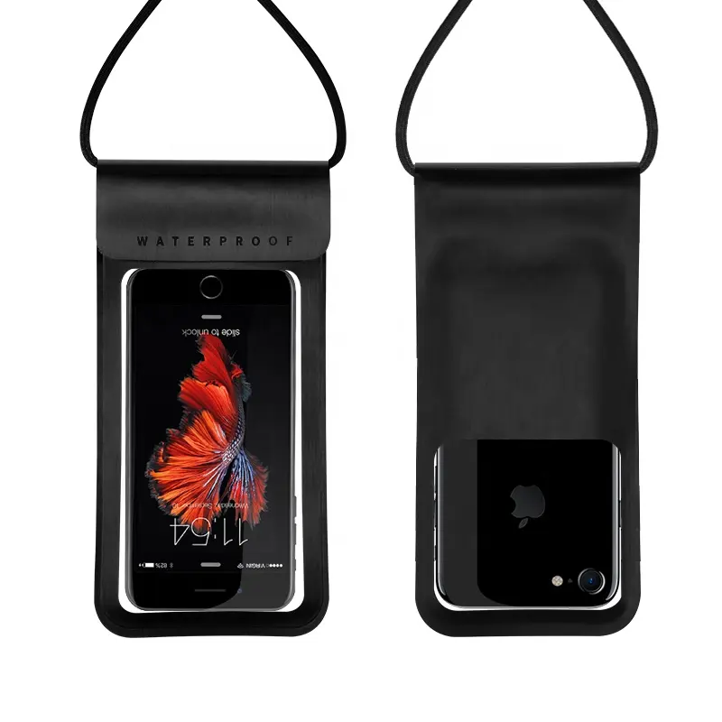 OEM ! 5.5-6 inch Waterproof Phone Case Cover Touchscreen Cellphone Dry Diving Bag Pouch with Neck Strap For Smart Phone