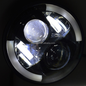 60 w 7 inch ronda de alta baja luz de la cabeza led Faro Led Jeep Wrangler Sahara Rubicon Harley <span class=keywords><strong>Toyota</strong></span> Fj - Product Image 3