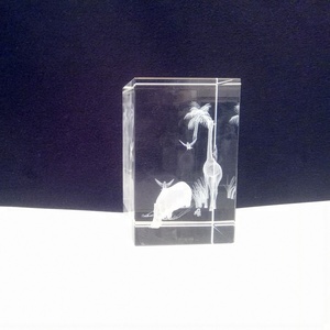 Haute Qualité Blanc Cristal Cube <span class=keywords><strong>Image</strong></span> Personnalisée Ou Mots 3D Laser Cristal Cube Pour Presse-papiers Ou Entreprise Cadeaux - Product Image 6