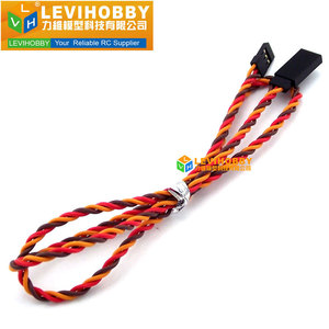 Câble d'extension de servo torsadé <span class=keywords><strong>Futa</strong></span> JR 24 pouces 60 cm mâle vers femelle pour garçons et filles, fabriqué en métal et en plastique - Product Image 3
