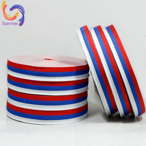 Bán buôn thân thiện với môi hỗn hợp Polypropylene PP dệt kim đàn hồi bông dệt dây đeo vải đầy màu sắc và độ dày biến thể - Product Image 4