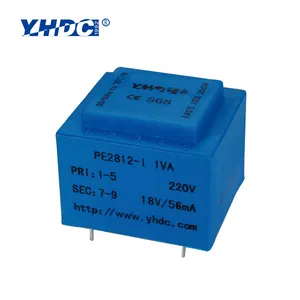 trasformatore per circuito stampato 110v 220v 230v a 6v 9v 12v 15v 18v 24v