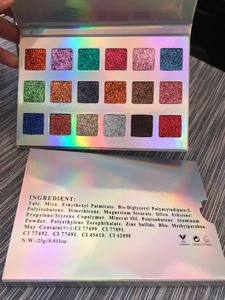 Venta al por mayor de alta suelto pigmento 18 color hacer su propio logotipo de etiqueta privada brillo sombra de ojos - Product Image 6