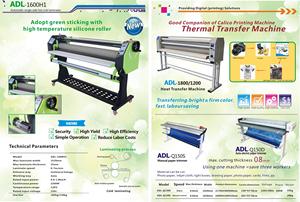 Presse à transfert thermique automatique Audley Adl 1800 Cylindre, machine d'impression, largeur 1,7 m, modèle rouleau à rouleau - Product Image 6