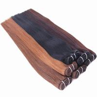 Extensiones de Cabello Natural 100% Original, Cabello Ruso de Doble Trama, Extensiones de Cabello de Alta Calidad