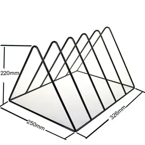 Home office ferro di immagazzinaggio record di visualizzazione cremagliera del vinile supporto per giradischi giradischi