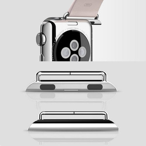 En <span class=keywords><strong>Aluminium</strong></span> Montre Bande Accessoires Pour iWatch Adaptateur En Métal <span class=keywords><strong>Bracelet</strong></span> Connecteur Adaptateur Pour <span class=keywords><strong>Apple</strong></span> Montre 38mm 42mm - Product Image 3