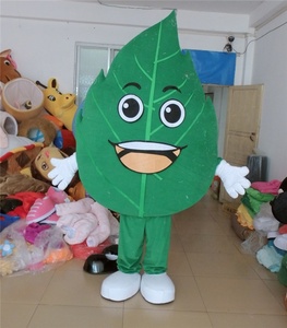 Folha mascote traje/usado mascote trajes para venda