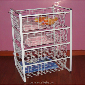 Giỏ Dây Kim Loại 4 Tầng Ngăn Kéo Đựng Quần Áo - Product Image 6