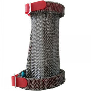 Protège-<span class=keywords><strong>bras</strong></span> en maille métallique en acier inoxydable résistant aux coupures avec sangle en TPU pour une <span class=keywords><strong>protection</strong></span> optimale - Product Image 3