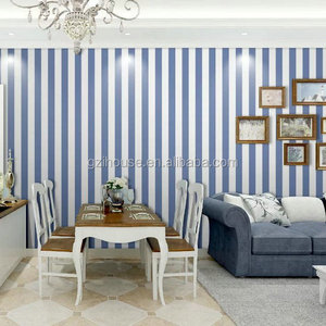 90176 <span class=keywords><strong>ihouse</strong></span> Venta caliente moderno blanco y negro raya diseños de papel pintado - Product Image 4