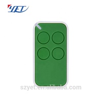 Télécommande universelle pour porte de garage YET2112, code sautant 433 MHz HCS301, contrôle RF 6V, sécurité domestique en silicone