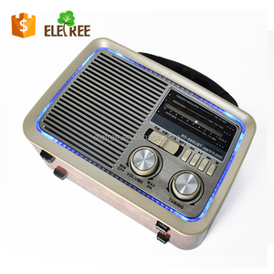 ELETREE Antic cassa in legno <span class=keywords><strong>Radio</strong></span> Sw Fm Am, altoparlanti alimentati con Usb, <span class=keywords><strong>Radio</strong></span> retrò <span class=keywords><strong>Vintage</strong></span> - Product Image 4